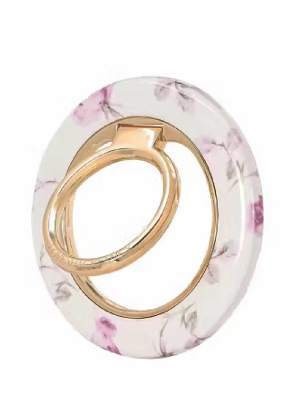 NEW LoveShackFancy magnetic ring stand case mate Sterling Dusk rose Popsocket